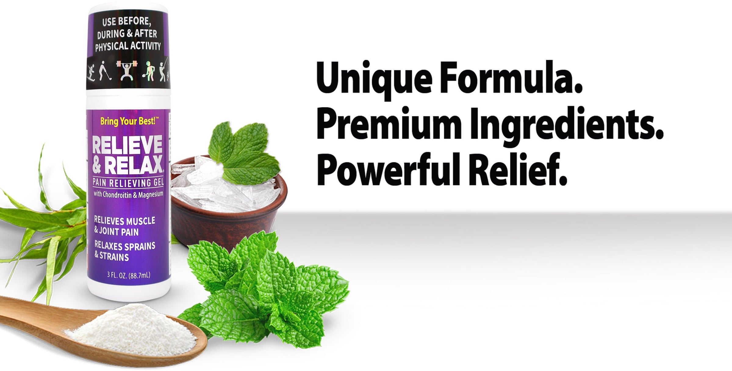 Relieve & Relax Unique Formula, Premium Ingredients, Powerful Relief