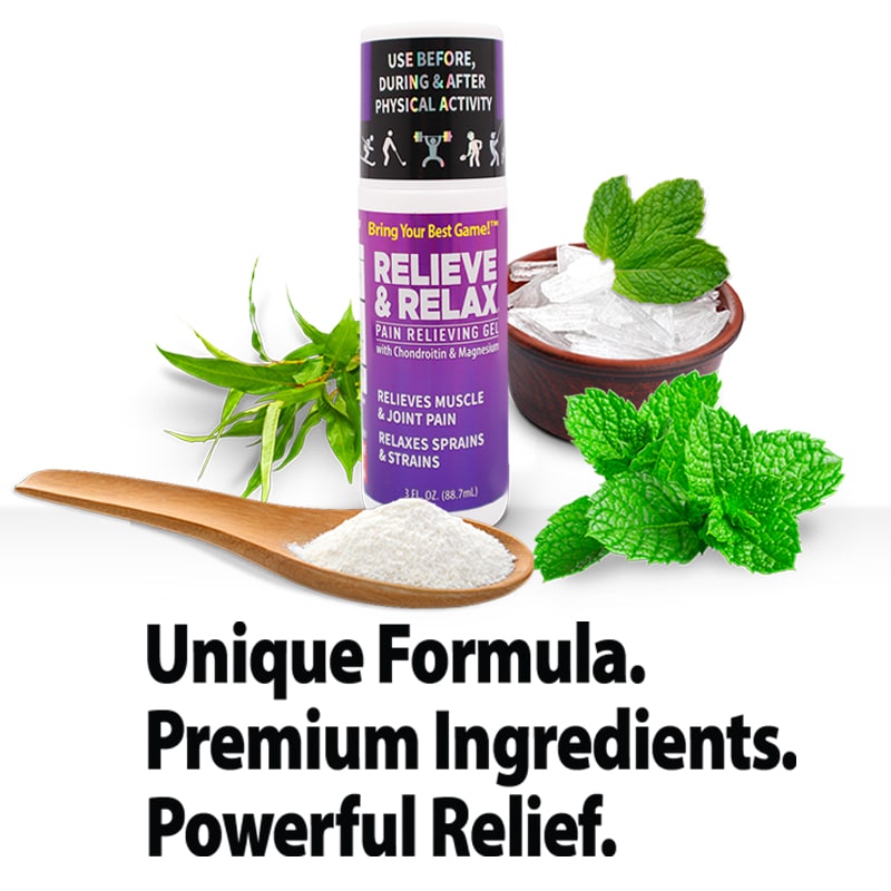 Relieve & Relax Unique Formula, Premium Ingredients, Powerful Relief