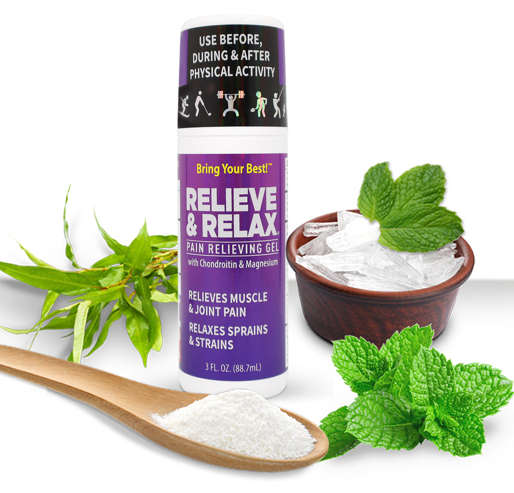 Relieve and Relax Ingredients Landscape, Earn 10 percent off